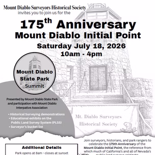 175th Anniversary Mount Diablo Initial Point